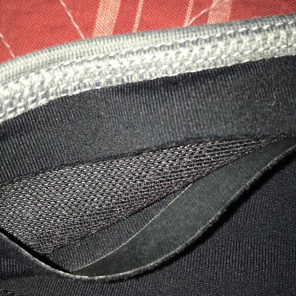 Nike Dri fit grey cropped capris tights workout exercise athletic running pants - Picture 4 of 9